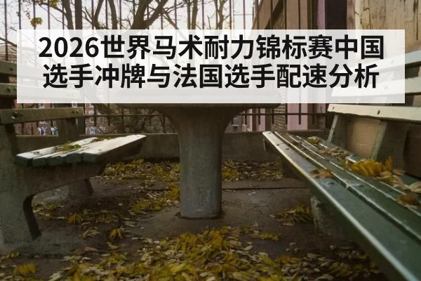 2026世界马术耐力锦标赛中国选手冲牌与法国选手配速分析